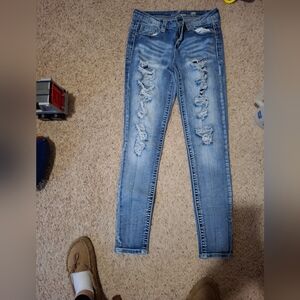 Almost famous Distressed Blue Women's Jeans (5)